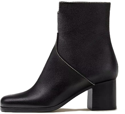 (Women) HERMES Leather Zip Round-Toe Ankle Boots 'Black' H222027Z-02 Buy (Women) HERMES Leather Zip Round-Toe Ankle Boots 'Black' H222027Z-02