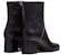 (W) HERMES But Zipper Bulat Kulit Tumit Ankle 'Hitam' H222027Z-02