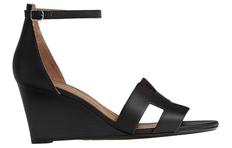 (W) HERMES Legend Sandal 'Black Calfskin' 圖 2
