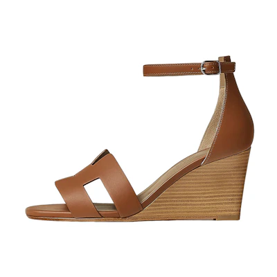 (W) HERMES Legend Sandal 'Brown Buckle'