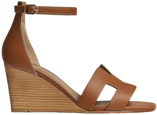 HERMES愛馬仕 Lengend 小牛皮 露趾搭扣 時尚涼拖 女款 棕色 Order HERMES愛馬仕 Lengend 小牛皮 露趾搭扣 時尚涼拖 女款 棕色