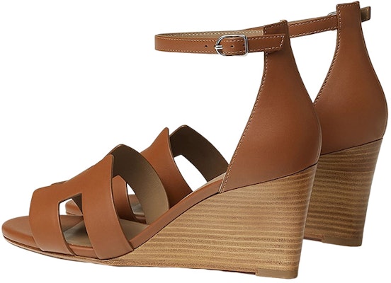 HERMES愛馬仕 Lengend 小牛皮 露趾搭扣 時尚涼拖 女款 棕色 Purchase HERMES愛馬仕 Lengend 小牛皮 露趾搭扣 時尚涼拖 女款 棕色