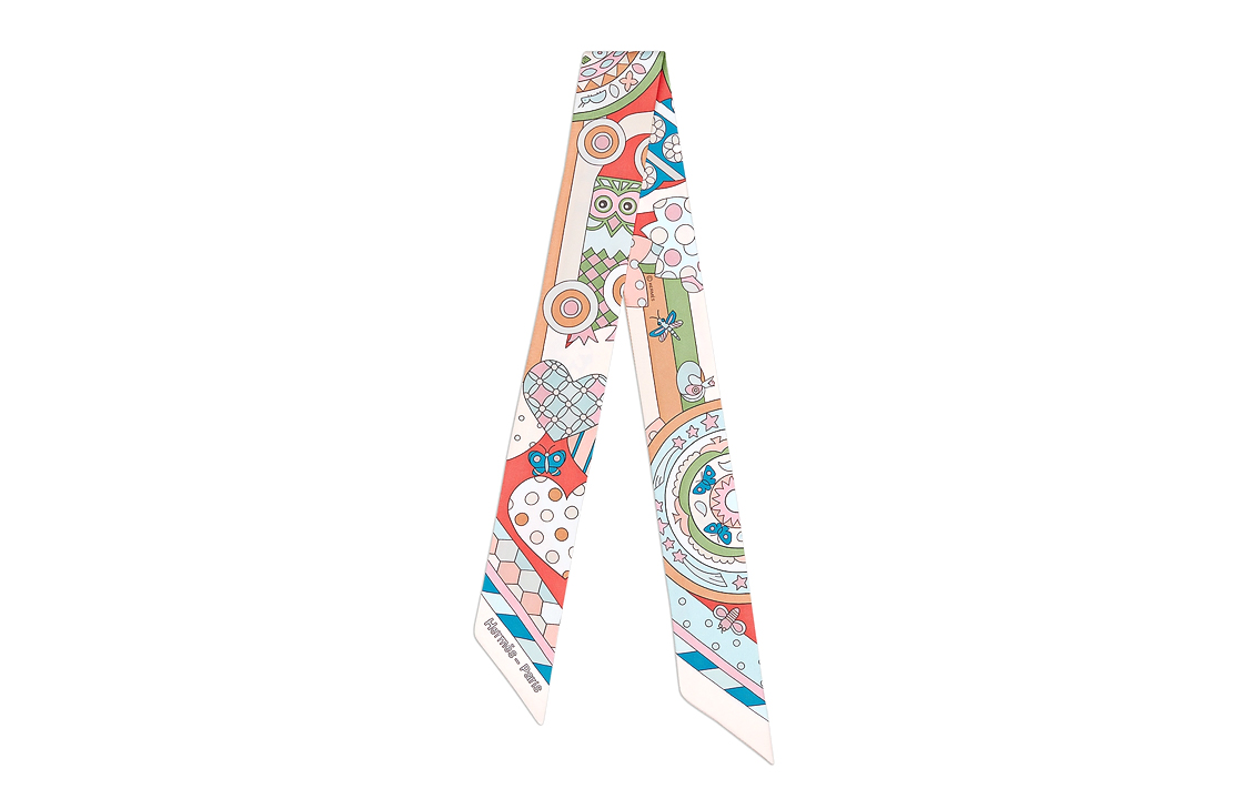 (Women) HERMES Les Murmures de la Foret Twilly Silk Scarf for Women. H063005S 02 圖 2