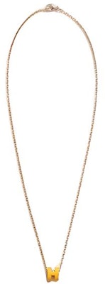 (W) Colgante HERMES Diseño Letra Oro Rosa para Mujer - Multicolor. 109004609 4