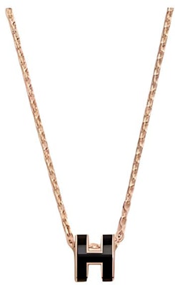 (W) Colgante HERMES Diseño Letra Oro Rosa para Mujer - Multicolor. 109004609 Order (W) Colgante HERMES Diseño Letra Oro Rosa para Mujer - Multicolor. 109004609