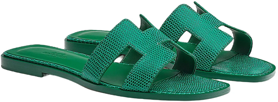 (Women) HERMES Lizard Skin Sandals 'Green' H212179Z-6Y Order (Women) HERMES Lizard Skin Sandals 'Green' H212179Z-6Y