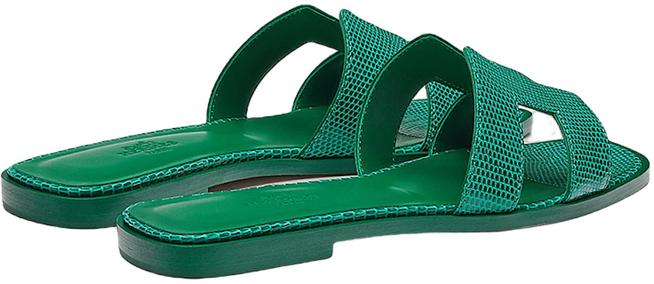 (Women) HERMES Lizard Skin Sandals 'Green' H212179Z-6Y Lookbook (Women) HERMES Lizard Skin Sandals 'Green' H212179Z-6Y