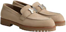 Lookbook (W) HERMES Loafer 'Beige Suede' Kulit Lembut H222054Z-1J