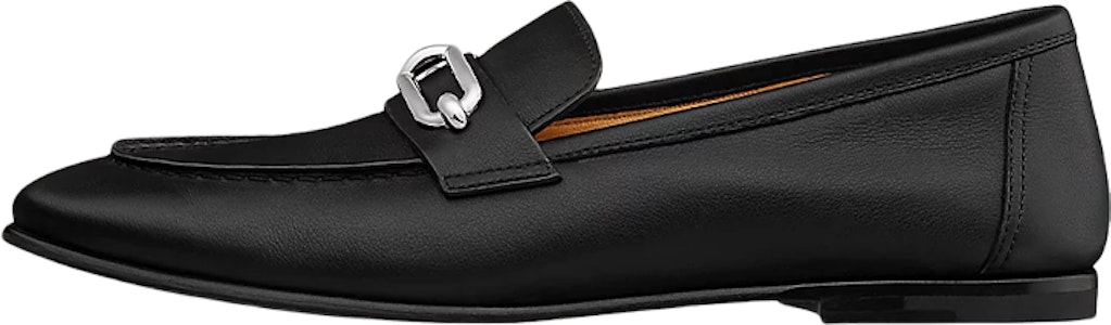 (W) 爱马仕 黑色小牛皮乐福鞋 H211255Z-02 Buy (W) 爱马仕 黑色小牛皮乐福鞋 H211255Z-02