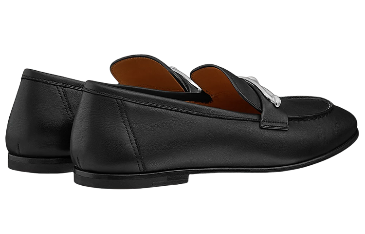 Shop (W) HERMES Mocassini ''Pelle Nera'' H211255Z-02