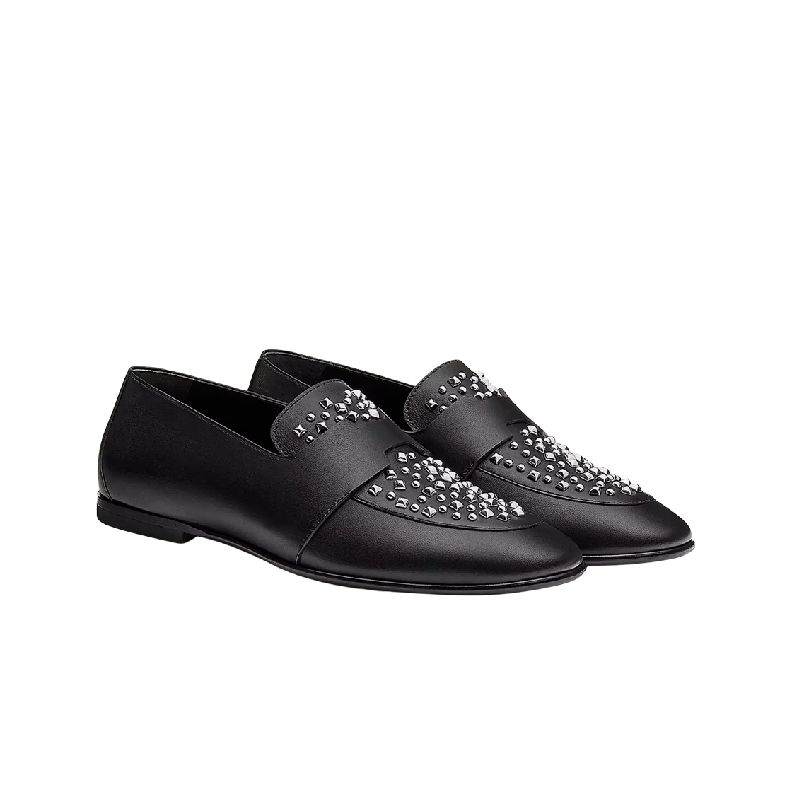Order (W) HERMES Loafer 'Kulit Anak Lembu Hitam' H212168Z-02