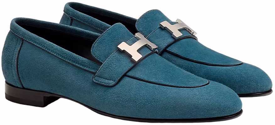 (Women) HERMES Loafer 'Blue Leather' H222067Z-G9 Lookbook (Women) HERMES Loafer 'Blue Leather' H222067Z-G9
