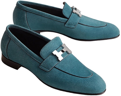 (Women) HERMES Loafer 'Blue Leather' H222067Z-G9 Shop (Women) HERMES Loafer 'Blue Leather' H222067Z-G9