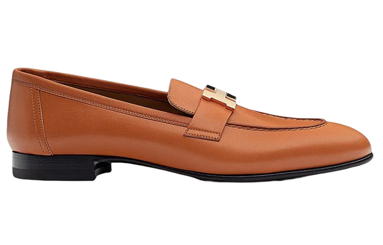 Order (W) HERMES Loafer 'Kulit Anak Lembu Coklat' H182182Z-1V