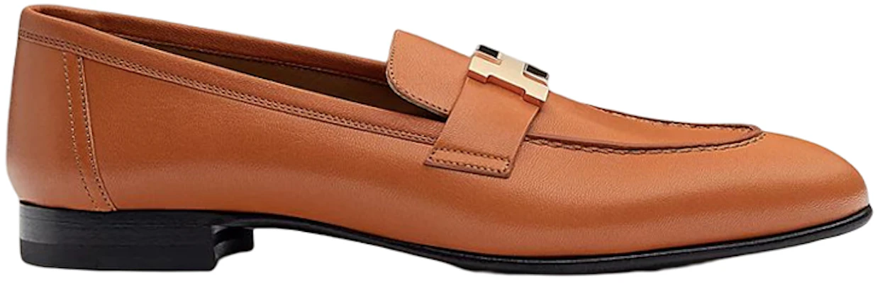 (W) HERMES Loafer 'Kulit Anak Lembu Coklat' H182182Z-1V Order (W) HERMES Loafer 'Kulit Anak Lembu Coklat' H182182Z-1V
