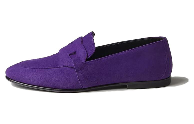 Buy (W) HERMES Loafer ''Ronde Neus Paars'' H232012Z-FG