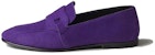(W) HERMES Kasut Loafer 'Fesyen Hujung Bulat Ungu' H232012Z-FG