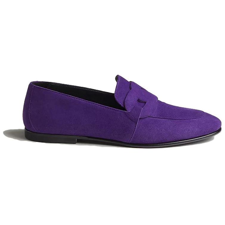 Order (W) HERMES Loafer ''Ronde Neus Paars'' H232012Z-FG