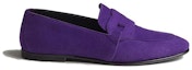 Order (W) HERMES Kasut Loafer 'Fesyen Hujung Bulat Ungu' H232012Z-FG