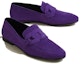 Shop (W) HERMES Kasut Loafer 'Fesyen Hujung Bulat Ungu' H232012Z-FG
