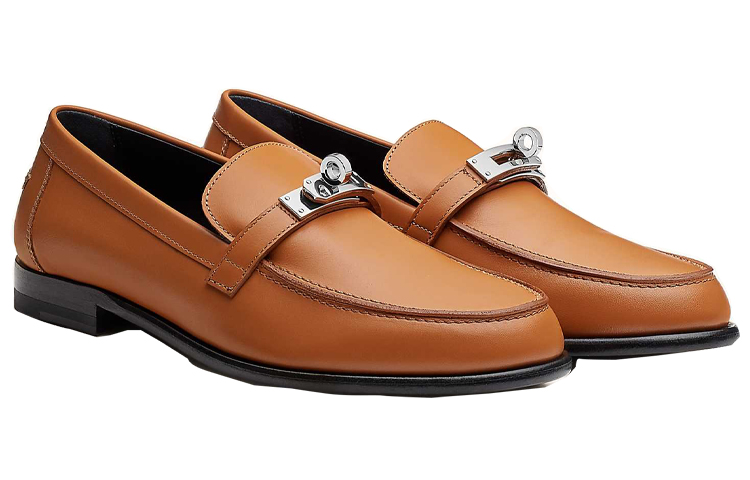 Lookbook (W) HERMES Kasut Loafer 'Kasual Ringkas Coklat' H212114ZV-A3