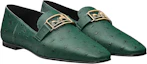 Order (W) HERMES Kasut Loafer 'Ostrich Lembut Hijau' H202073Z-6W