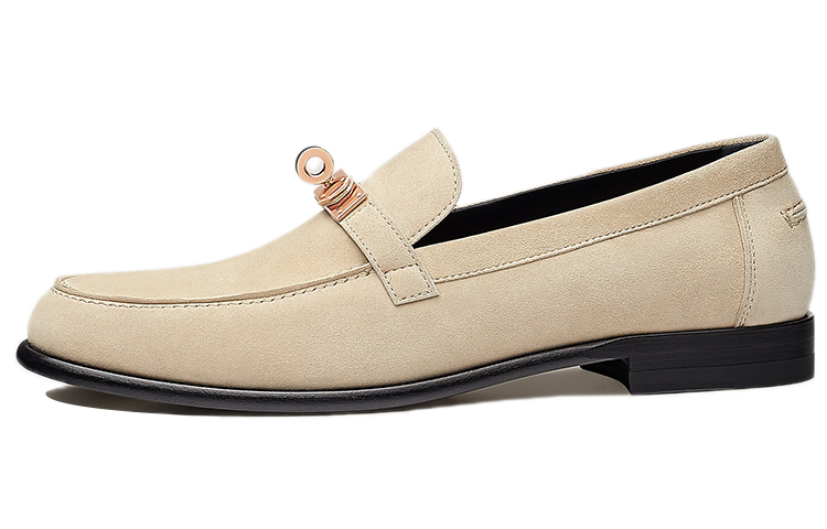 Buy (W) HERMES Mocassino ''Pelle Scamosciata e Capra Gomma Bianca'' H212116Z-T8