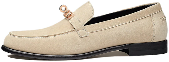 (Women) HERMES Loafer 'Suede and Goatskin Rubber White' H212116Z-T8 (Women) HERMES Loafer 'Suede and Goatskin Rubber White' H212116Z-T8