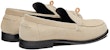 (W) HERMES Loafer 'Suede dan Kulit Kambing Getah Putih' H212116Z-T8
