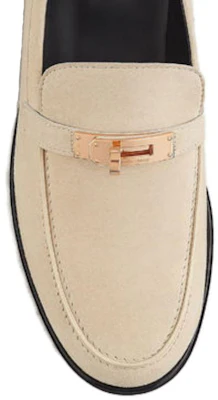 (W) HERMES Mocassino ''Pelle Scamosciata e Capra Gomma Bianca'' H212116Z-T8 Purchase (W) HERMES Mocassino ''Pelle Scamosciata e Capra Gomma Bianca'' H212116Z-T8