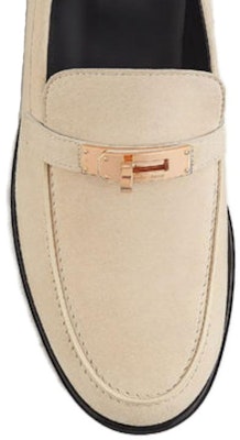(Women) HERMES Loafer 'Suede and Goatskin Rubber White' H212116Z-T8 Purchase (Women) HERMES Loafer 'Suede and Goatskin Rubber White' H212116Z-T8