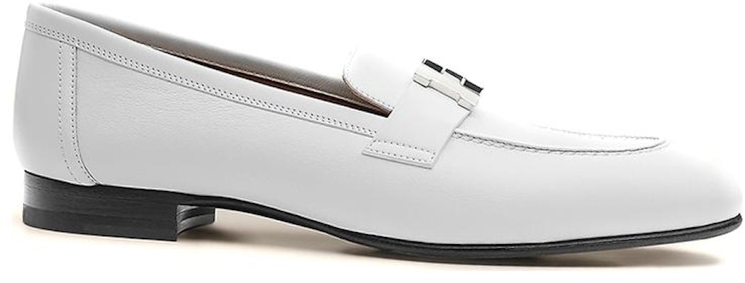 (W) HERMES Kasut Loafer 'White Calfskin' H211288Z-92 Order (W) HERMES Kasut Loafer 'White Calfskin' H211288Z-92