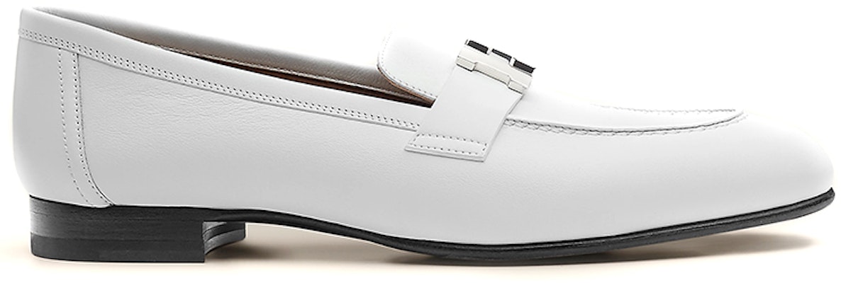 (W) HERMES Kasut Loafer 'White Calfskin' H211288Z-92 Order (W) HERMES Kasut Loafer 'White Calfskin' H211288Z-92