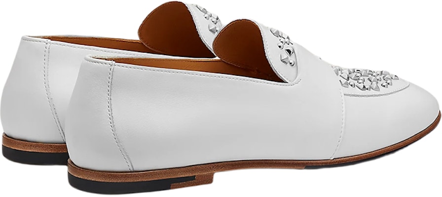 (Women) HERMES Loafer 'White Calfskin' H212168Z-90 Lookbook (Women) HERMES Loafer 'White Calfskin' H212168Z-90