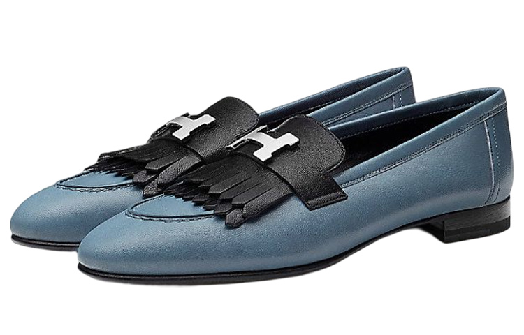 Buy (W) HERMES Loafer Flat 'Blue Fashion' Sepatu Biru Elegan H181069Z-OI