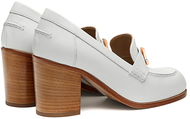 (Women) HERMES Loafer High Heel 'White Goat Leather' H212093Z-90YC Shop (Women) HERMES Loafer High Heel 'White Goat Leather' H212093Z-90YC