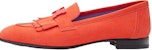 (W) HERMES Kasut Loafer dengan Rincian Rumbai 'Merah' H221071Z-3L