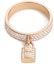 Order (Women) HERMES Lock Motif Diamond 18K Rose Gold Ring for Women - Rose Gold Color. H220657B-00053