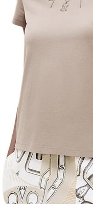 (Women) HERMES Logo Crew Neck Short Sleeve T-Shirt Women’s Grey H4H4643DADK Details for (Women) HERMES Logo Crew Neck Short Sleeve T-Shirt Women’s Grey H4H4643DADK