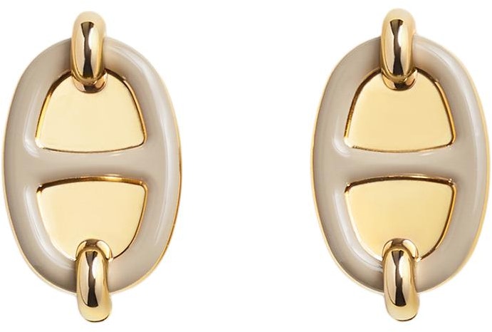women-hermes-logo-letter-gold-plated-metal-earrings-for-women-in-gold-h100052-fe