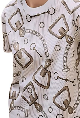 (Women) HERMES Logo Print Crewneck Short Sleeve T-Shirt White (). H4H4641DHA3 Details for (Women) HERMES Logo Print Crewneck Short Sleeve T-Shirt White (). H4H4641DHA3