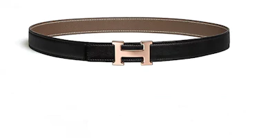 (Women) HERMES Logo Smooth Buckle Calfskin Leather Belt for Women in Black 2.4CM Wide H079645CDZ2H052150CABU075 (Women) HERMES Logo Smooth Buckle Calfskin Leather Belt for Women in Black 2.4CM Wide H079645CDZ2H052150CABU075