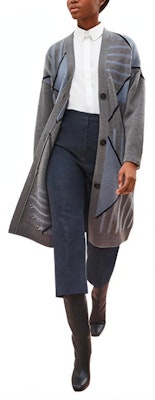 (W) 爱马仕多色钻石图案羊绒长款开衫 H0H2100D32C Buy (W) 爱马仕多色钻石图案羊绒长款开衫 H0H2100D32C