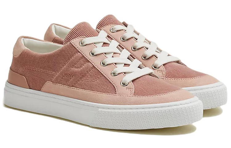 Lookbook (W) HERMES Kasut Fesyen Tapak Rendah 'Merah Jambu' H222189Z-R0