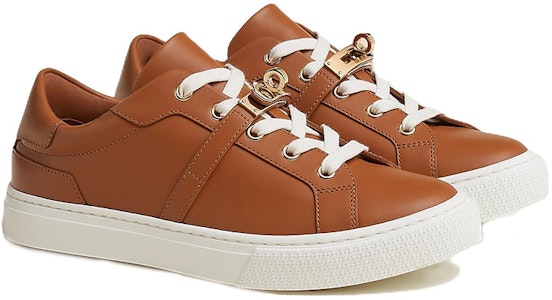 (W) HERMES Zapatillas Bajas con Cordones 'Fashion Brown' H221197Z-A3 Lookbook (W) HERMES Zapatillas Bajas con Cordones 'Fashion Brown' H221197Z-A3