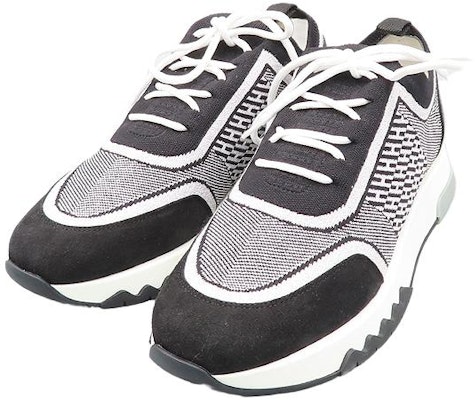 (Women) HERMES Low-Top Sneakers 'Black Calfskin and Suede' H202228Z-52 Lookbook (Women) HERMES Low-Top Sneakers 'Black Calfskin and Suede' H202228Z-52