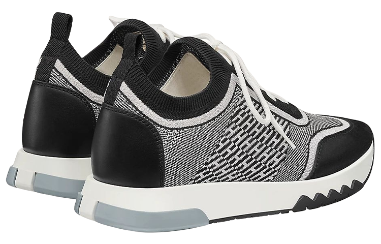 Shop (W) Baskets basses HERMES ''Cuir noir et daim'' H202228Z-52