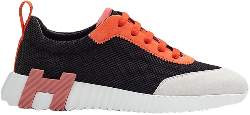 (Women) HERMES Low Top Sneaker 'Black Orange' H221177Z-02 Order (Women) HERMES Low Top Sneaker 'Black Orange' H221177Z-02