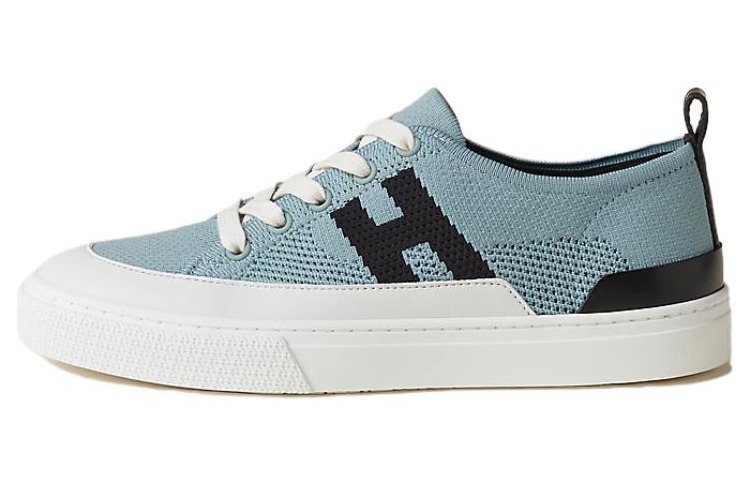 (Women) HERMES Low Top Sneaker 'Deep Blue Fabric and Leather' H231020Z-6A