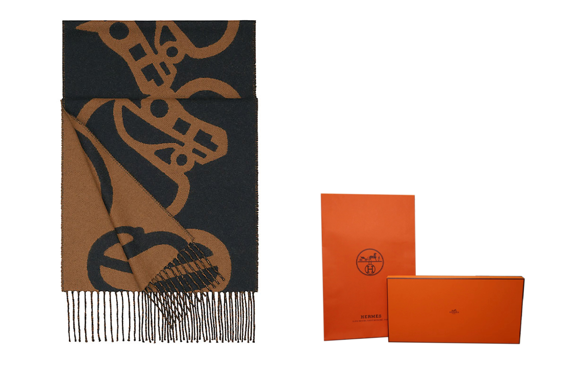 (Women) HERMES Luxury Cashmere Knit Scarf H259078S-01 圖 2